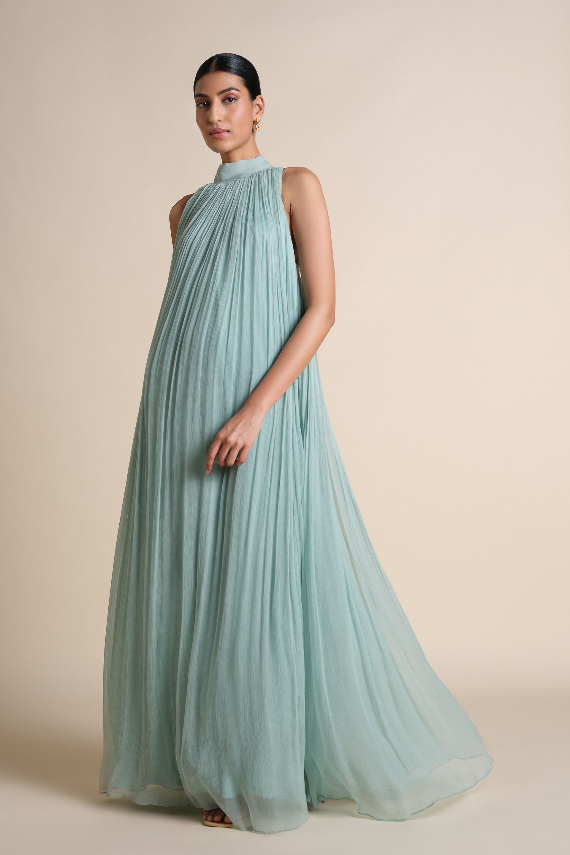 Mountain Mist Embroidered Jacket Set - Powder Blue, Powder Blue, image 8